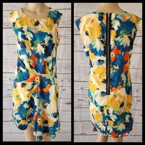 Jaye.e Sleeveless Asymmetrical Floral Dress Small NWT